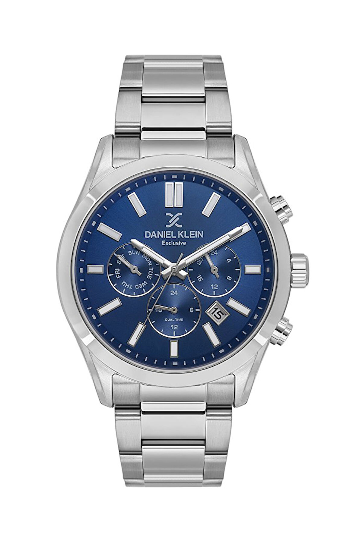 Daniel Klein DK.1.14213-3 Exclusive Fonksiyonlar Aktif Çelik Kaplama Metalik Renk Erkek Kol Saati