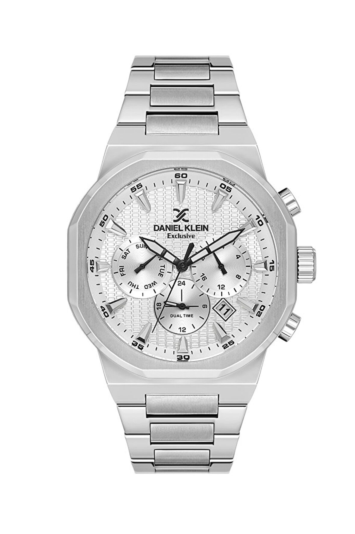 Daniel Klein DKE.1.10899-1 Çelik Kaplama Metal Kordon Metal Kasa 3 ATM Suya Dayanıklı Metalik Renk Erkek Kol Saati