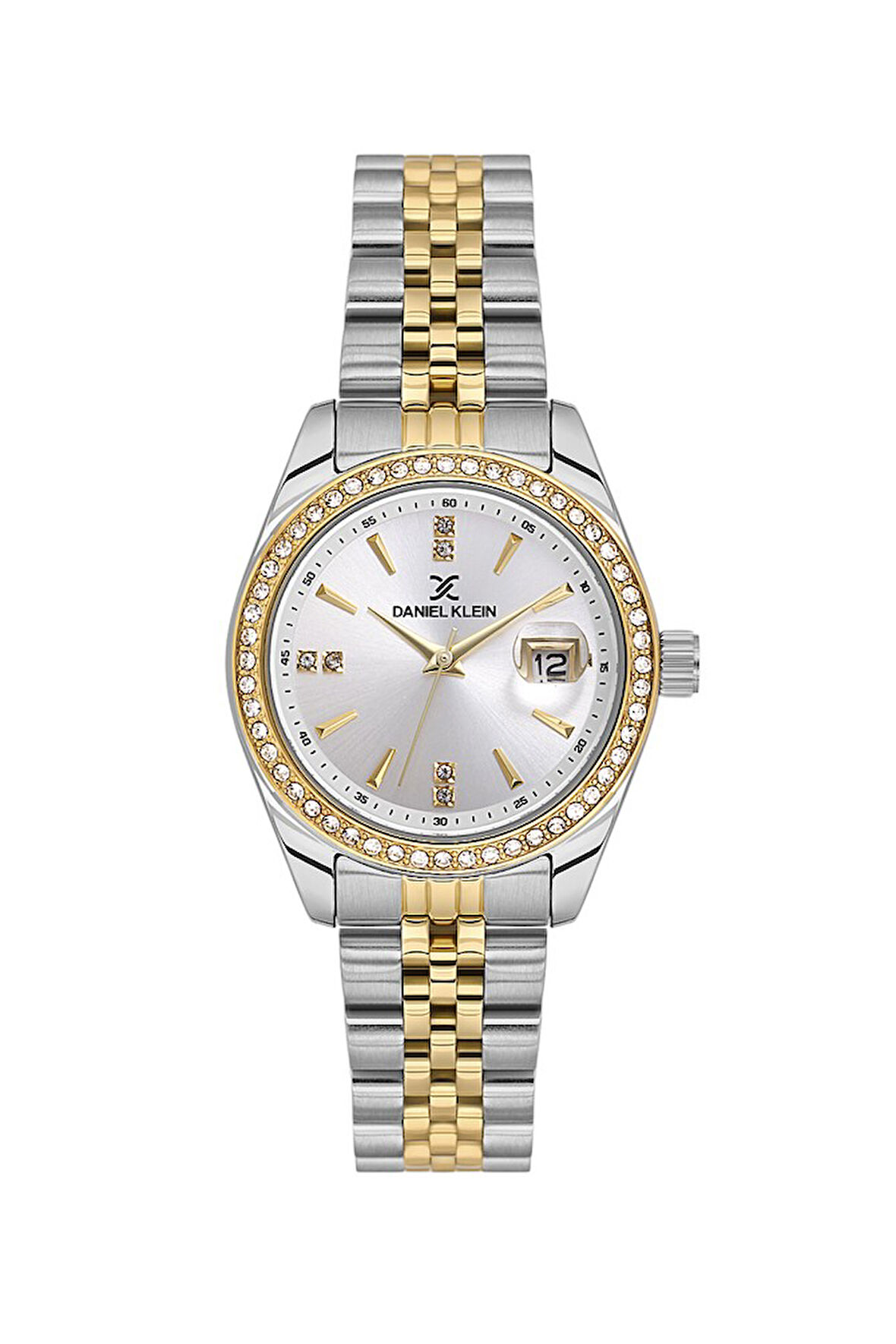 DANIEL KLEIN DK102-DKE.6.10943-4 ALTIN KAPLAMA TAŞLI KADIN KOL SAATİ