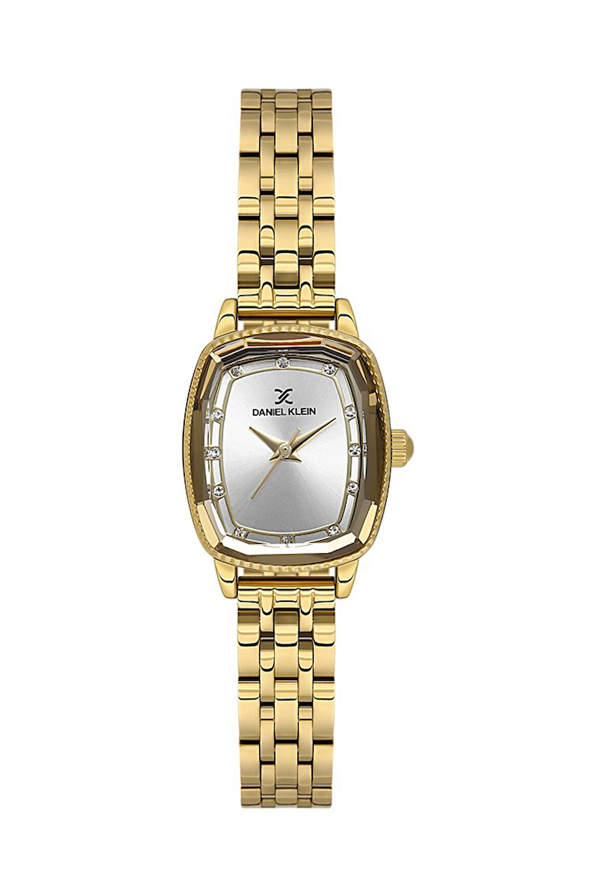 DANIEL KLEIN DK102-DKE.1.10951-2 ALTIN KAPLAMA DİKDÖRTGEN KADIN KOL SAATİ