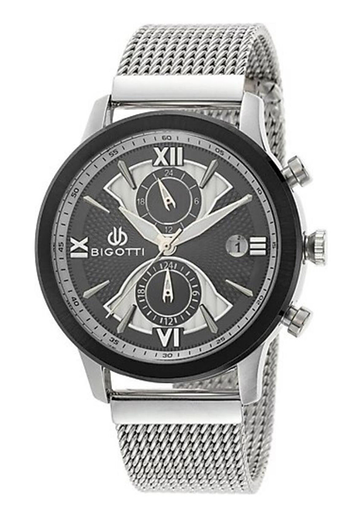 Bigotti BG.1.10091.1 Hasır Çelik Erkek Kol Saati