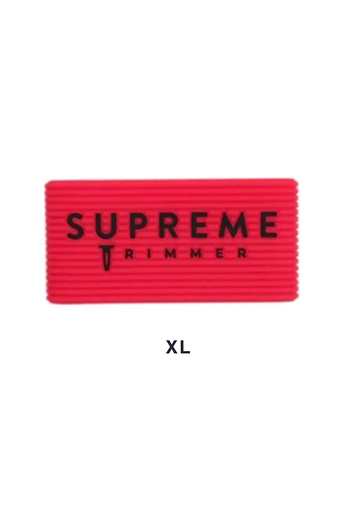 Supreme Trimmer XL Clipper Grip – Kırmızı Silikon Kaymaz Tıraş Makinesi Tutuş Aparatı