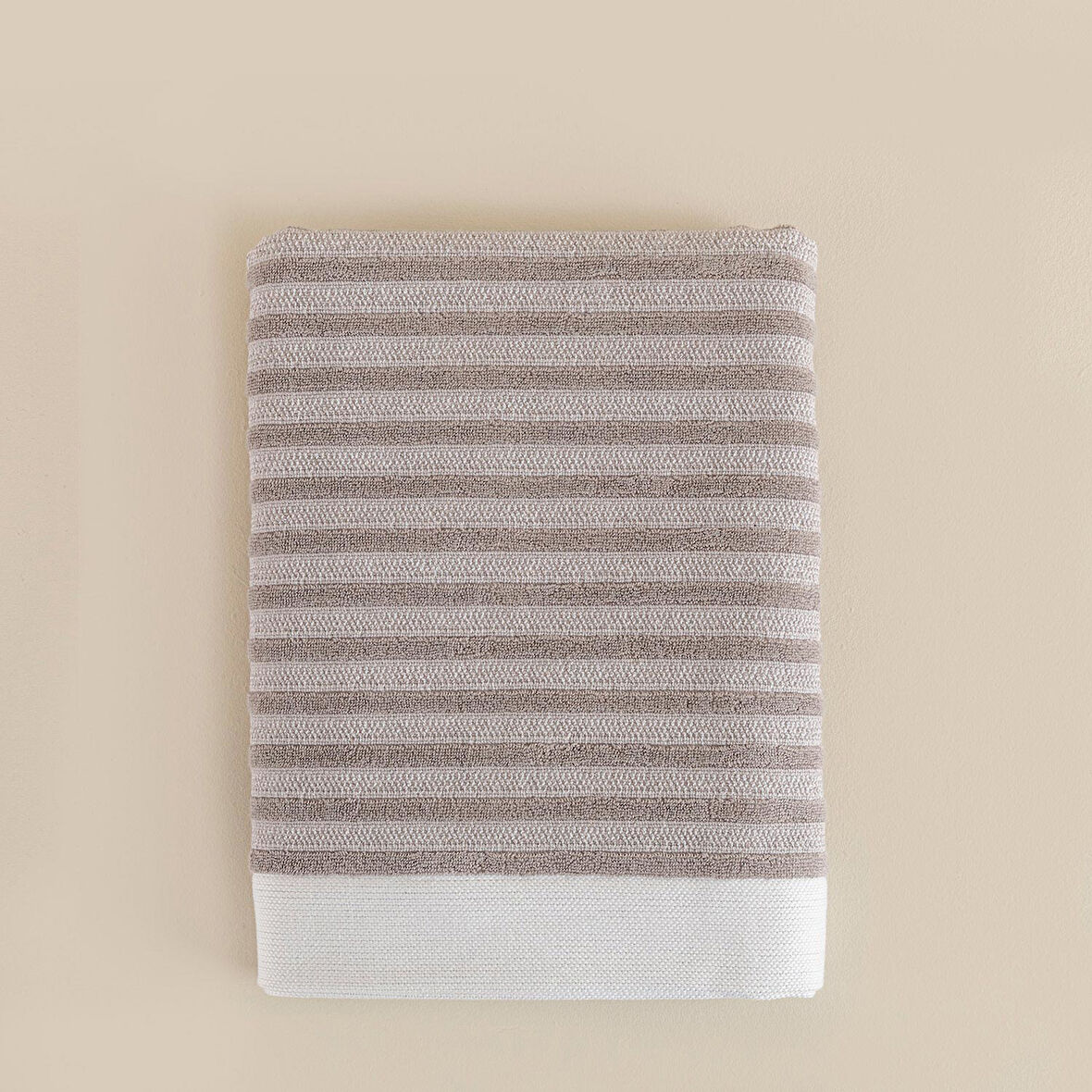 Cavalo  Banyo Havlusu 85x150 cm Sıcak Gri