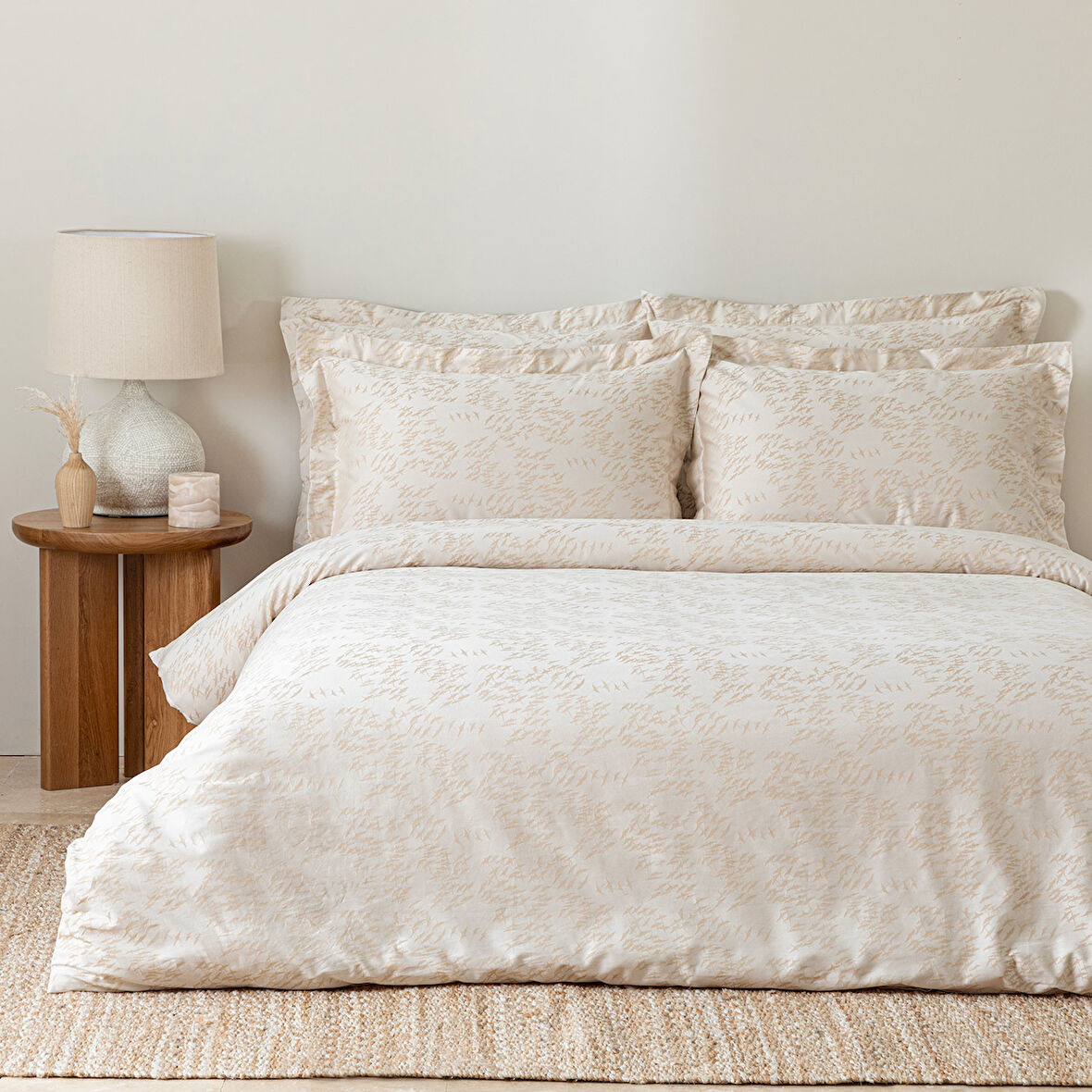 Marvic Nevresim Seti Çift Kişilik Ekru