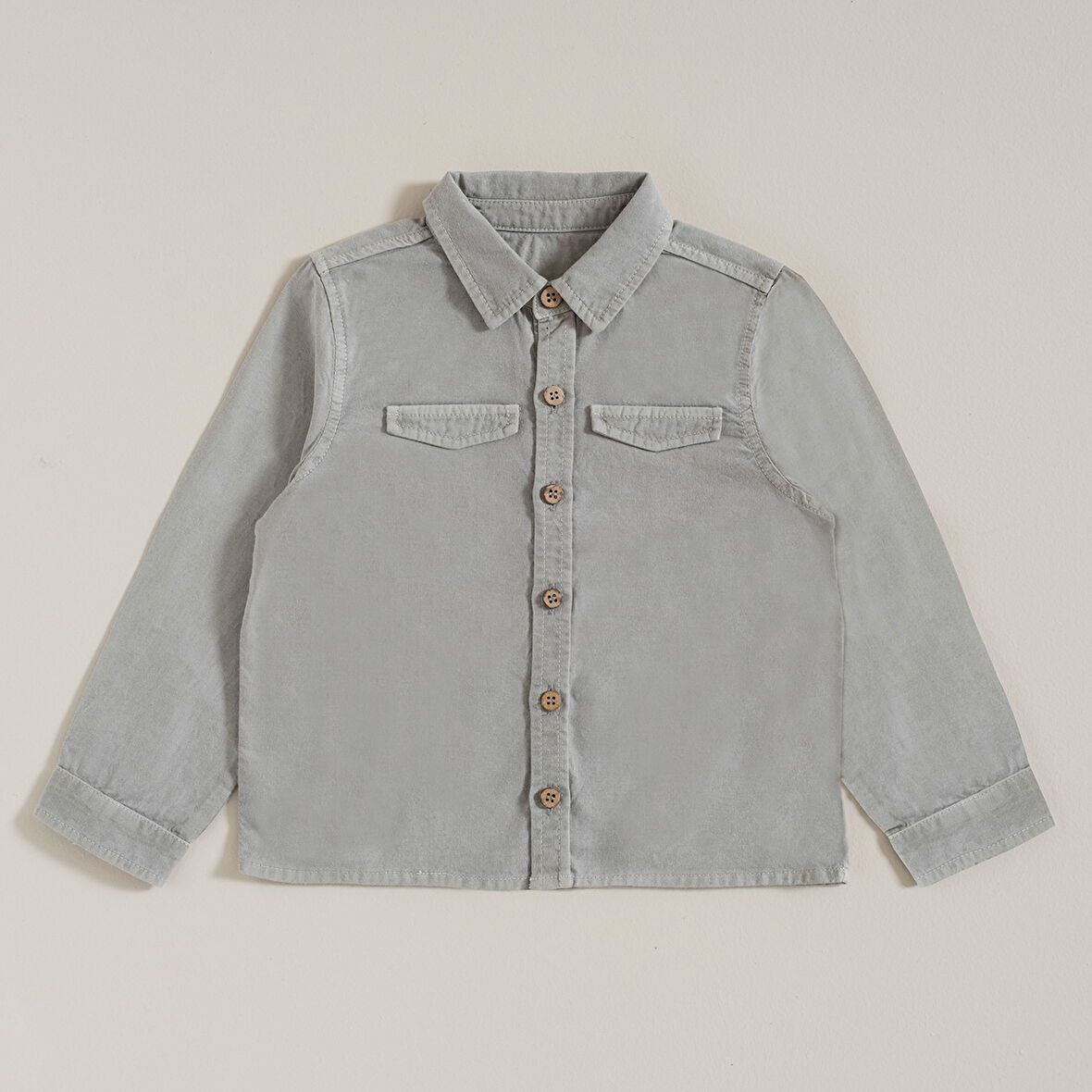 Kaktüs Cepli Gömlek Yeşil