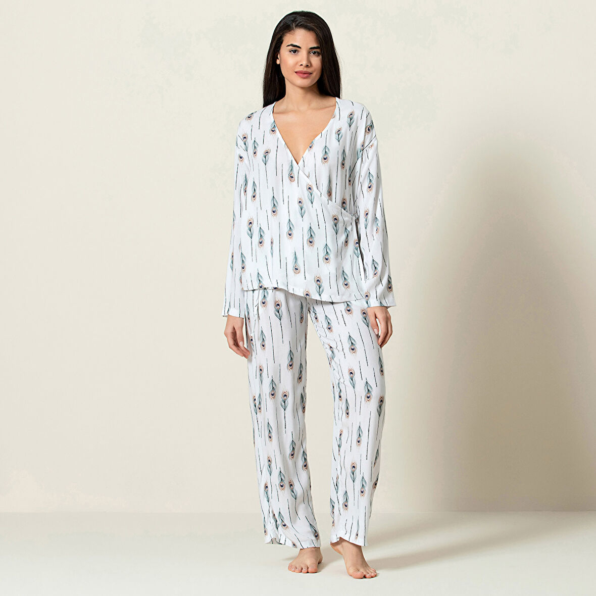 Allegra Gecelik Beyaz