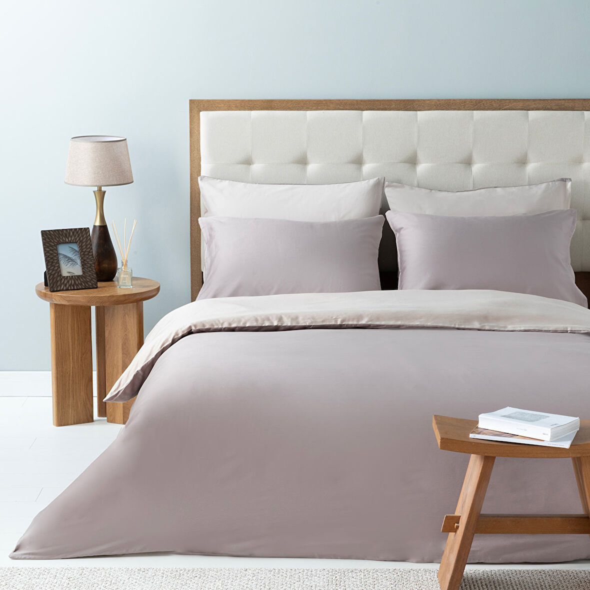 Bettie Nevresim Seti King Size 230x220 cm Taş/Bej