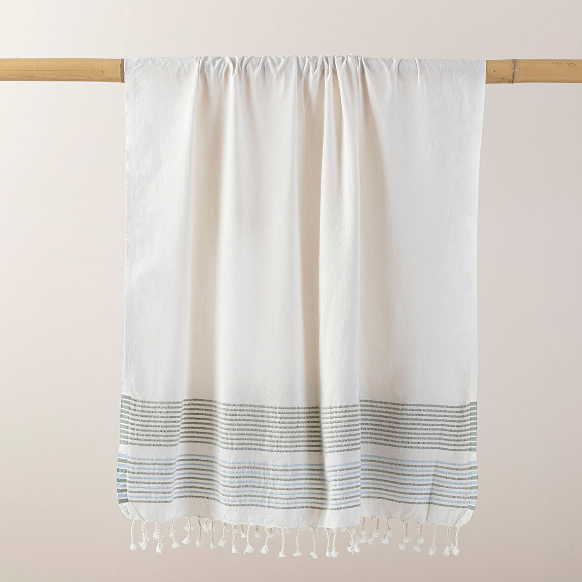 Codruta Peştamal 90x170 cm EKRU/MINT