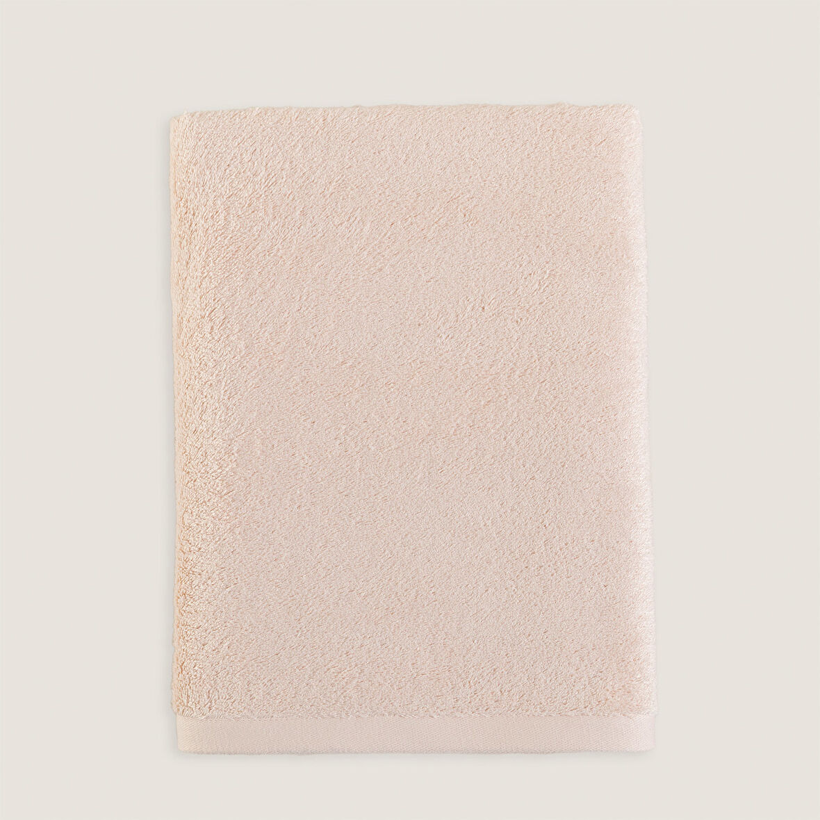 Solid Banyo Havlusu 85x150 cm Pudra