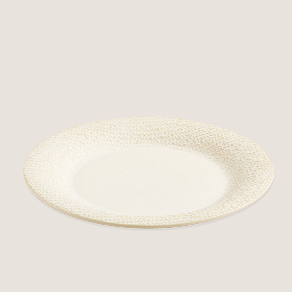 Beja Servis Tabağı 27 cm Krem