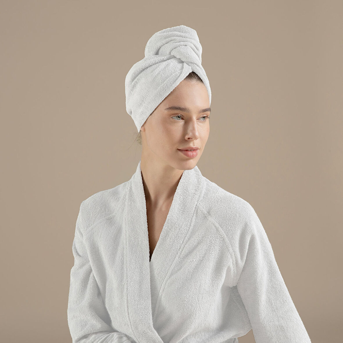 Solid Saç Bonesi  Beyaz