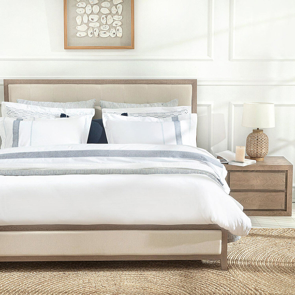 Sıuvan Nevresim Seti King Beyaz