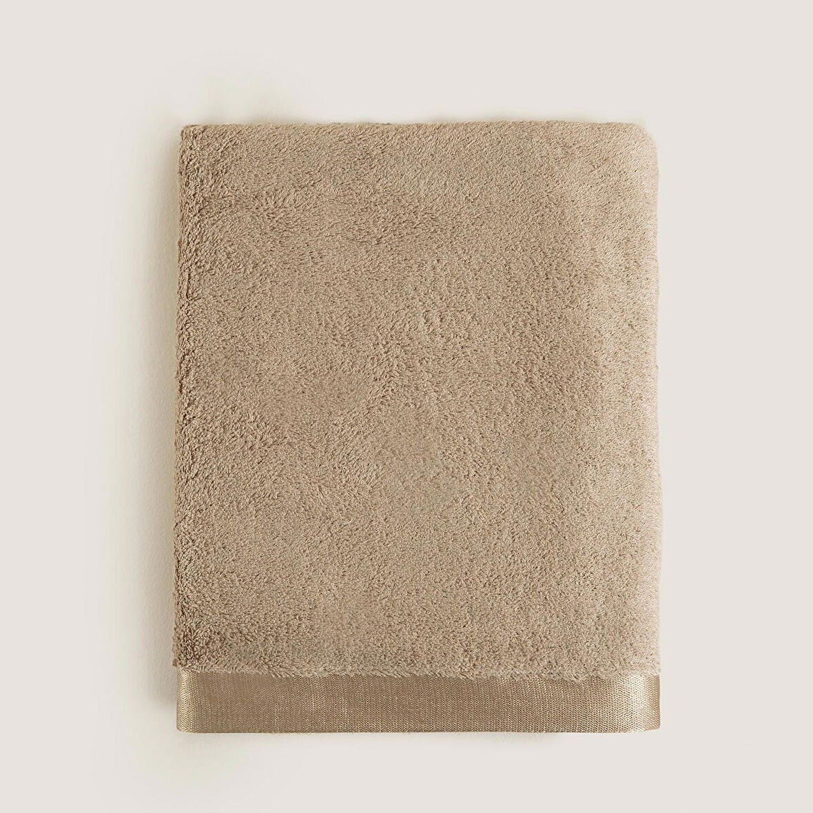 Floss Banyo Havlusu 85x150 cm Koyu Bej