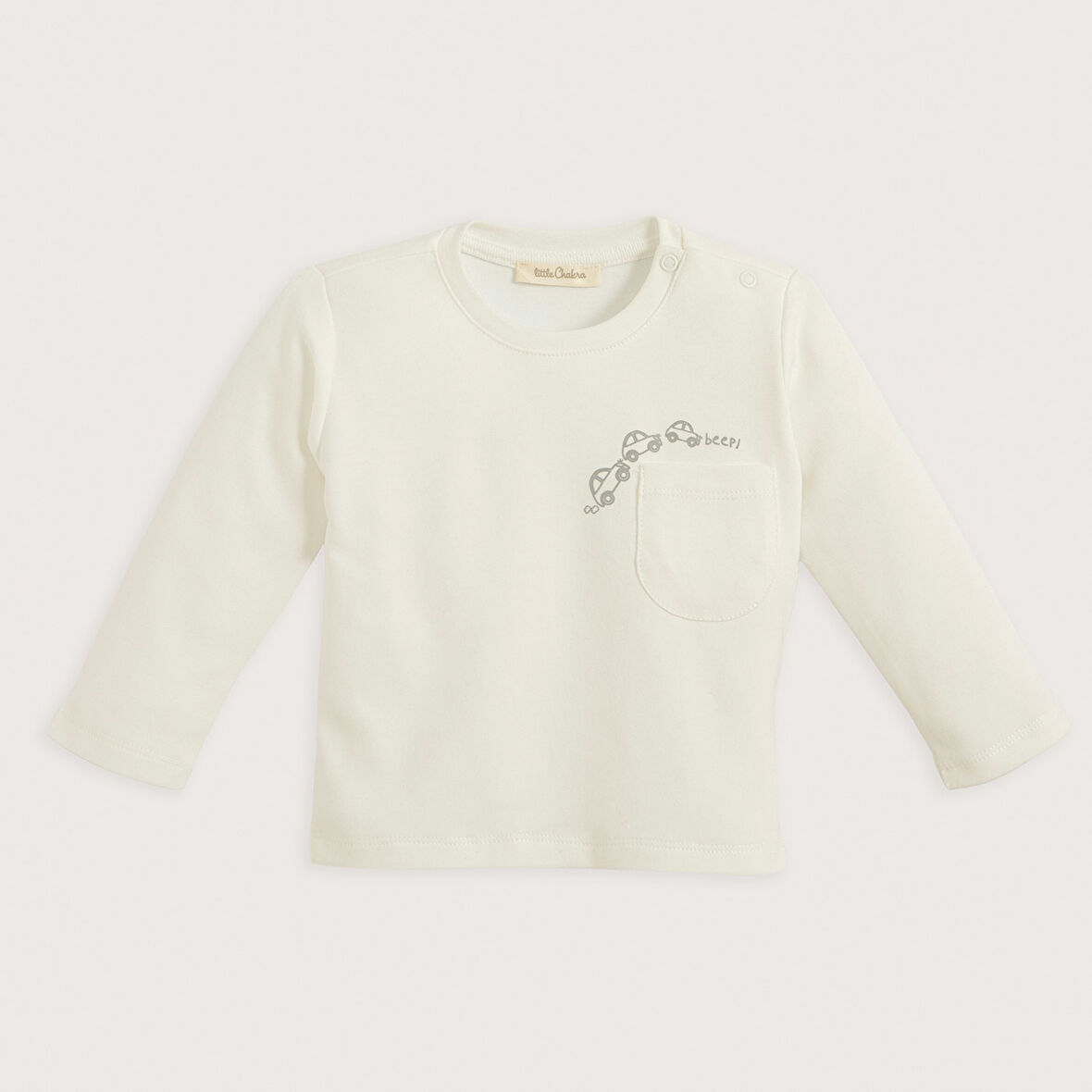 Little Driver Tshirt Ekru