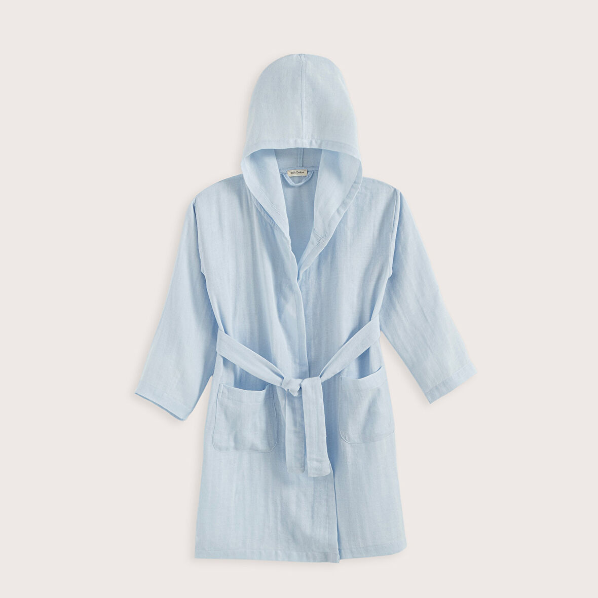 Lıttle Basıc Müslin Bornoz Mavi