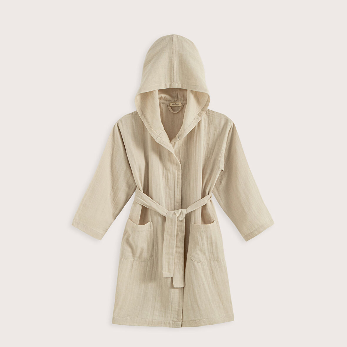 Lıttle Basıc Müslin Bornoz Taş