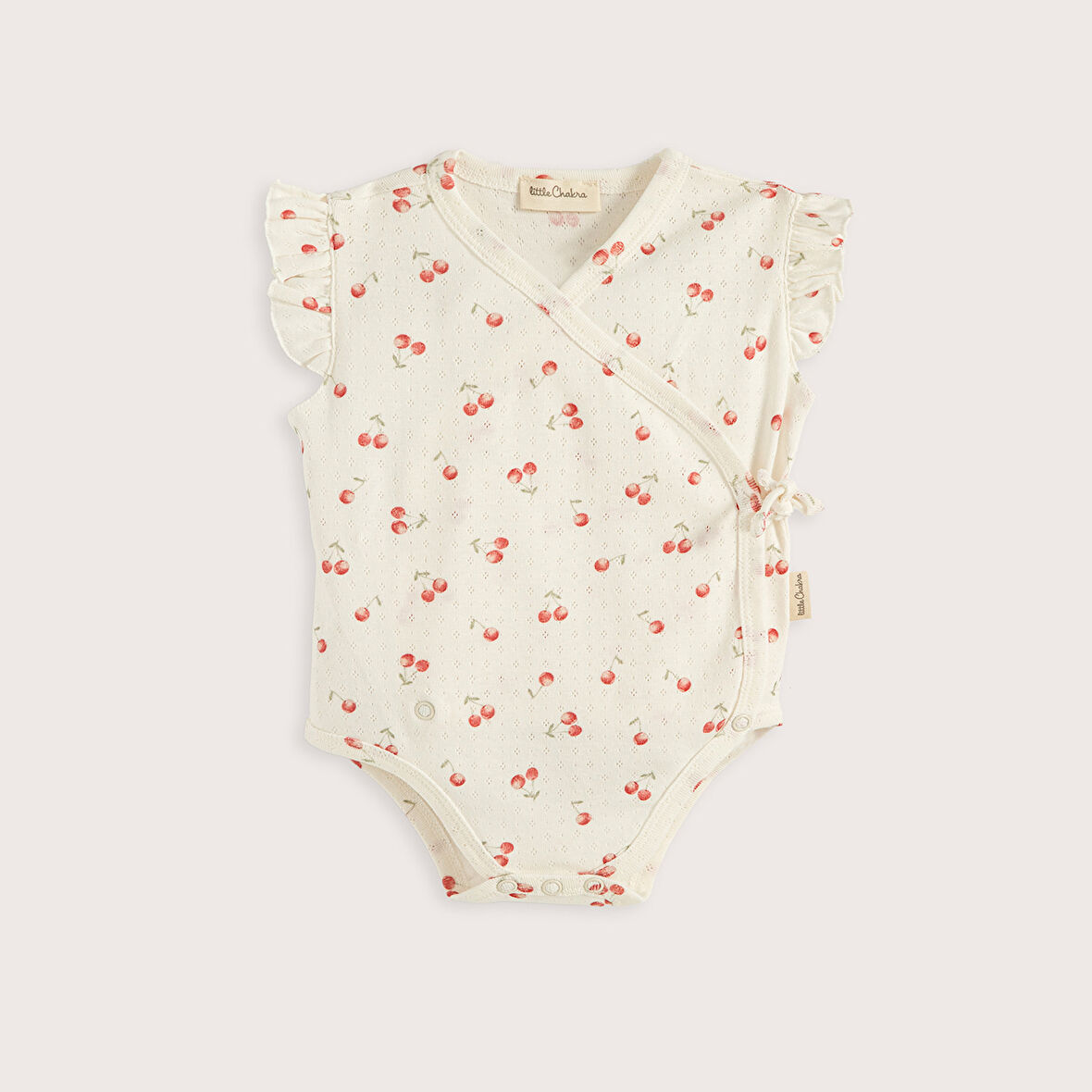 Cherry Boom Baskılı Body Vanilya