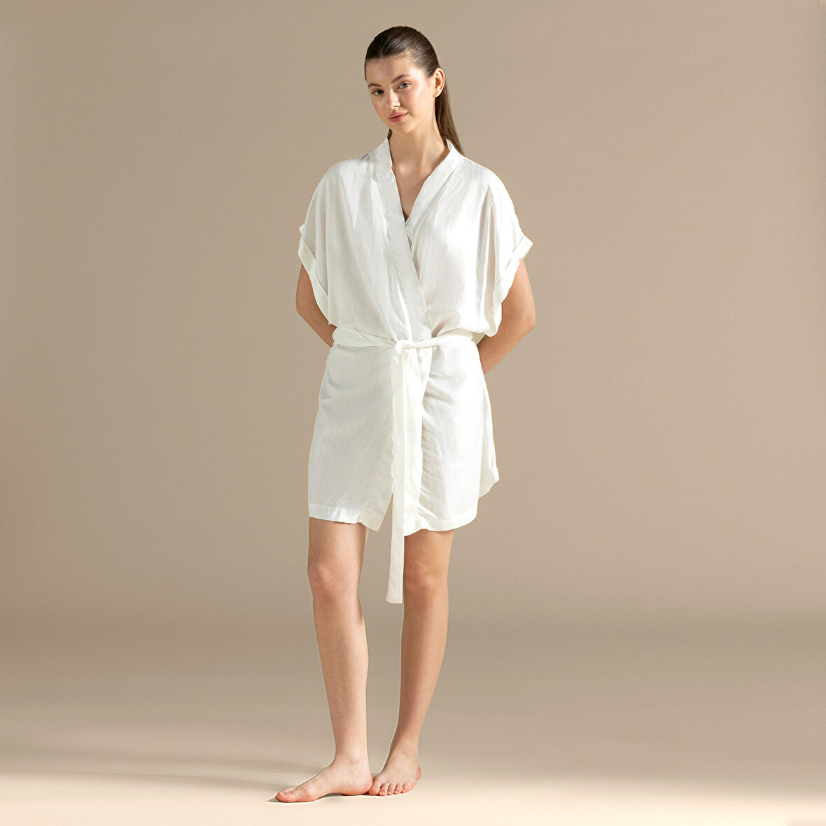 Mırra Sabahlık Ekru