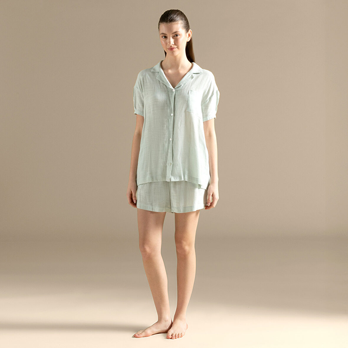 Moralla Pıjama Takımı Yeşil