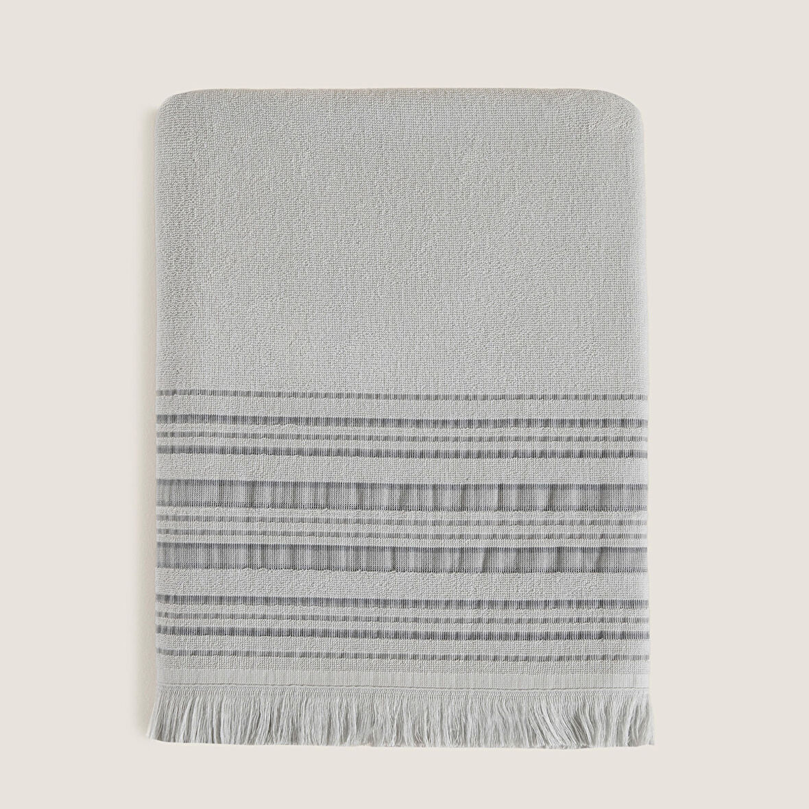 Derin Banyo Havlusu 100x150cm INCI MAVI/DUMAN GRI