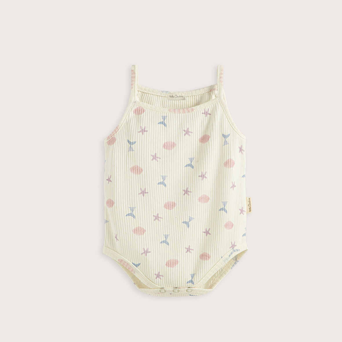 Magıc Sea Ip Askılı Body Ekru/Baskılı