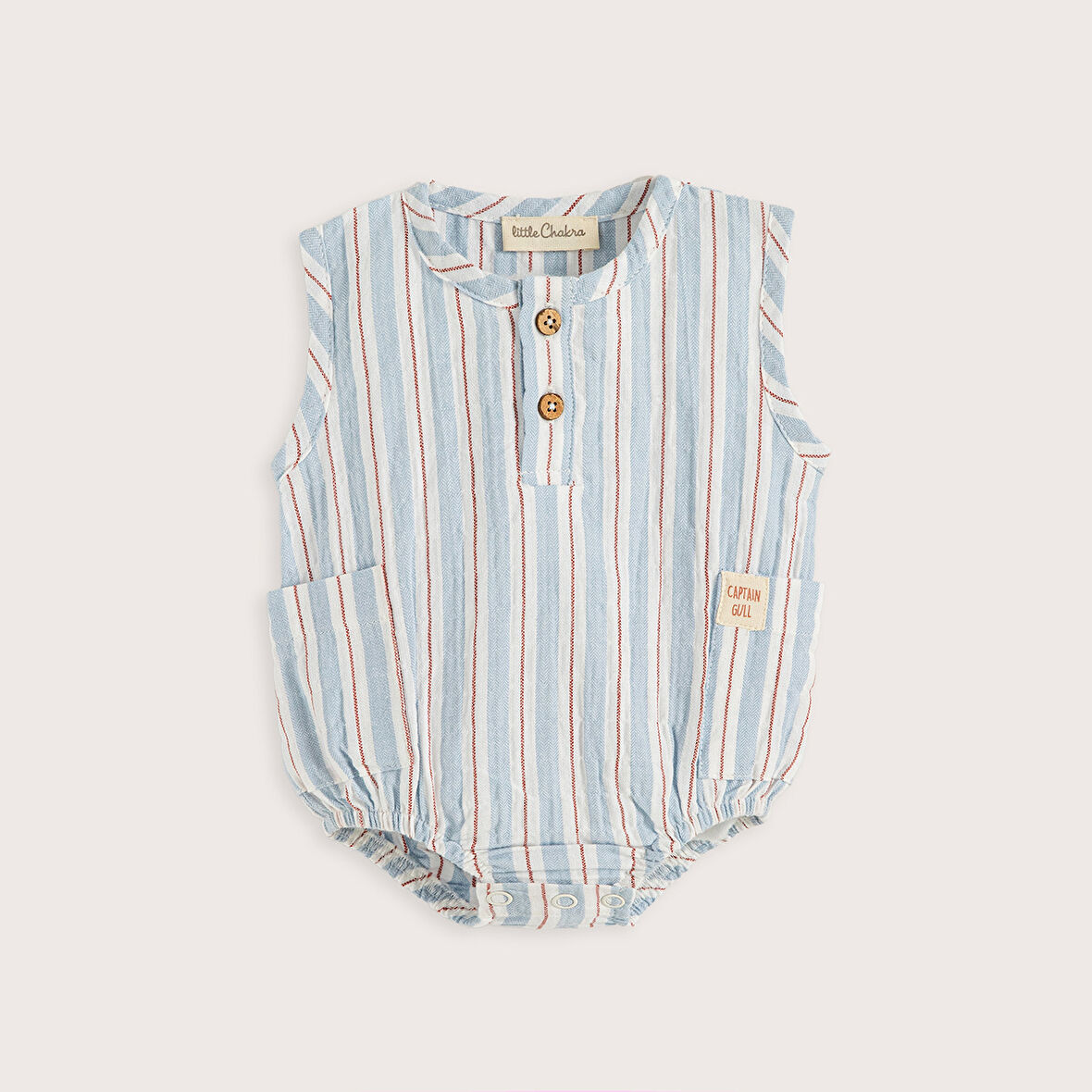 Sea Sİde Çizgili Body Mavi