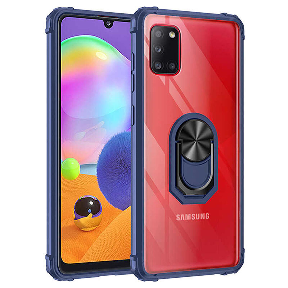 Galaxy A31 Uyumlu Zore Mola Kapak-Lacivert