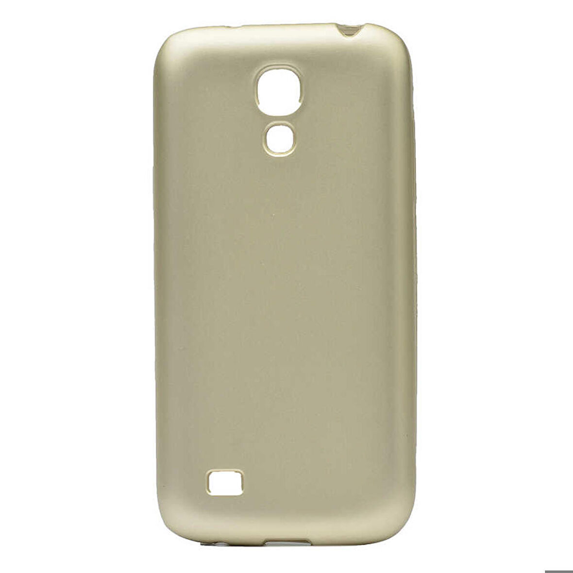 Galaxy S4 Mini Uyumlu Zore Premier Silikon Kapak-Gold
