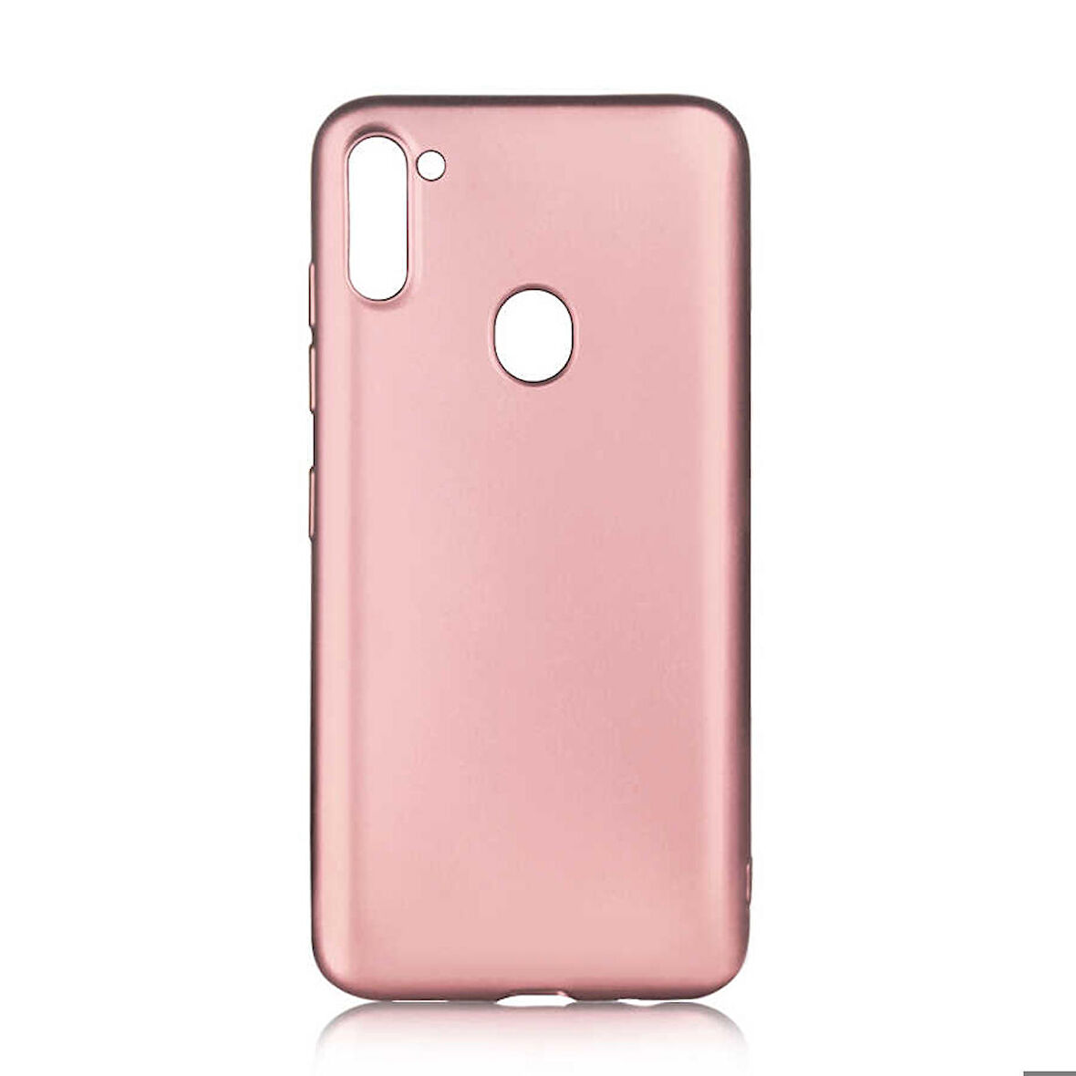 Galaxy A11 Uyumlu Zore Premier Silikon Kapak-Rose Gold