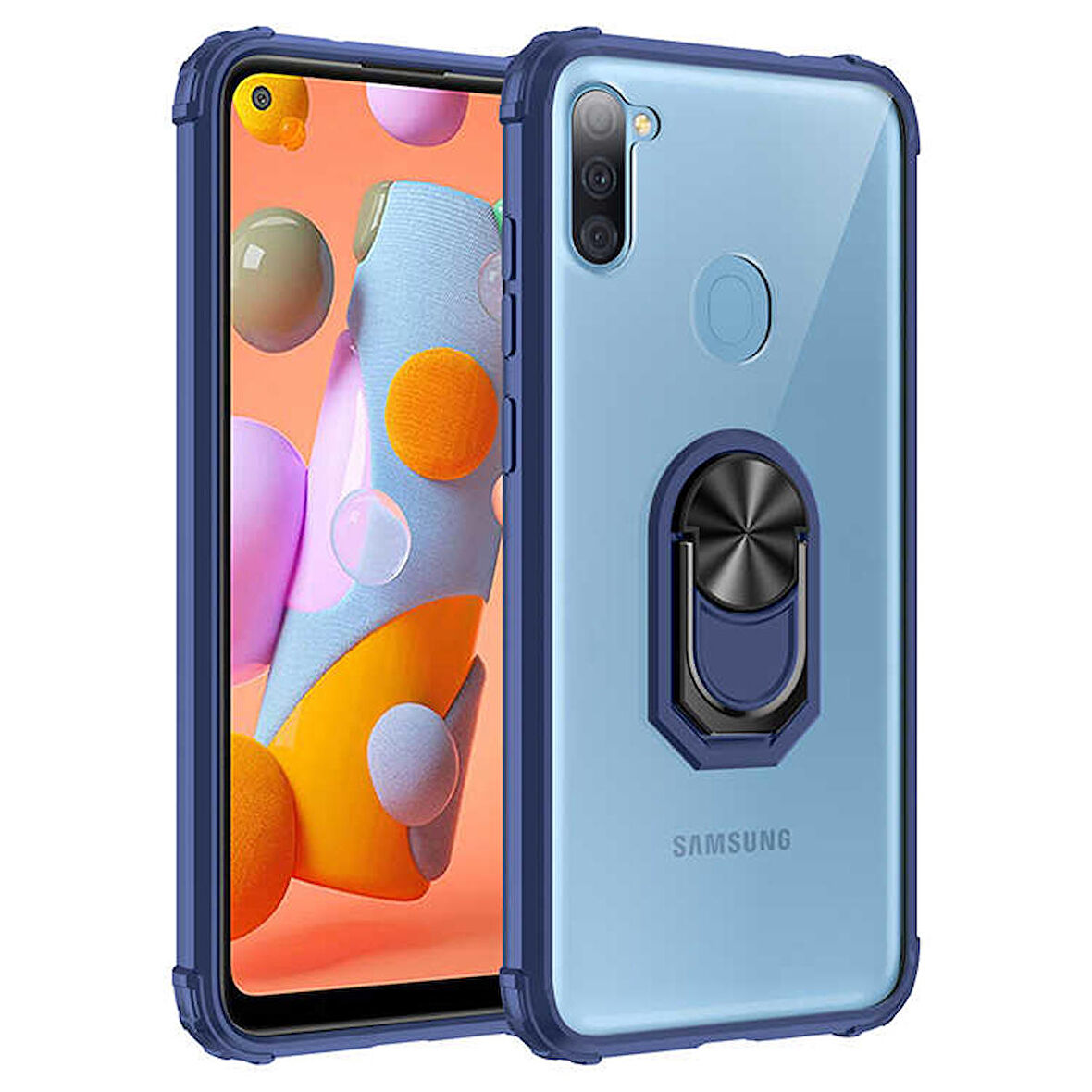 Galaxy M11 Uyumlu Zore Mola Kapak-Lacivert