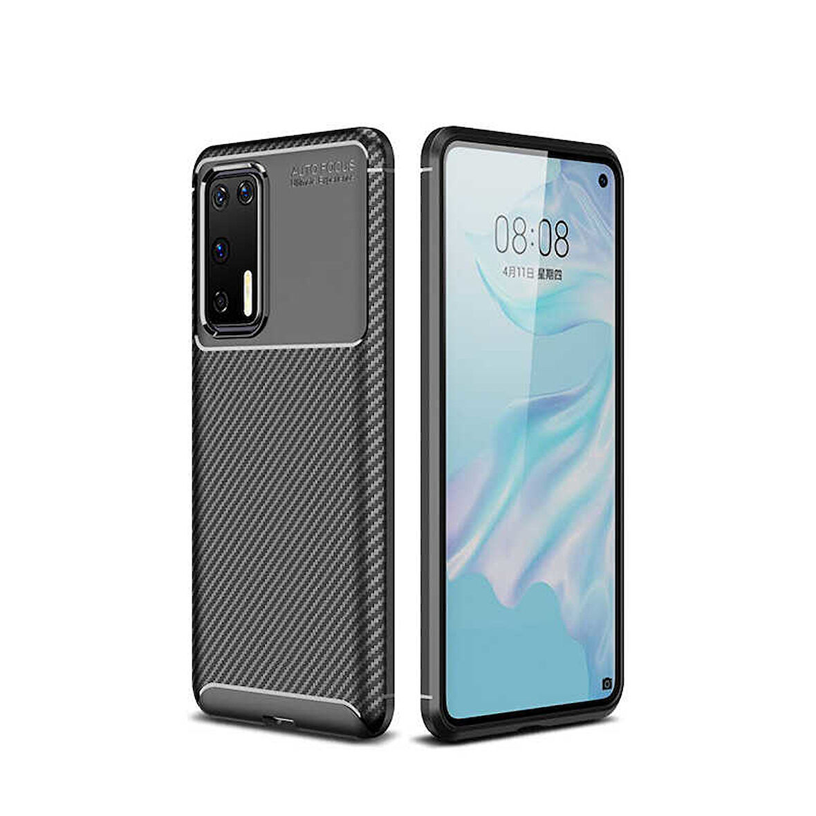 Huawei P40 Kılıf Negro Silikon Kapak Kılıf