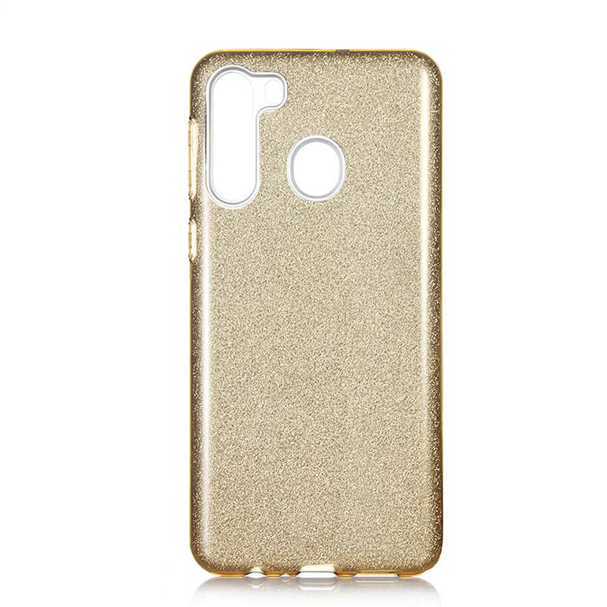 Galaxy A21 Uyumlu Zore Shining Silikon-Gold