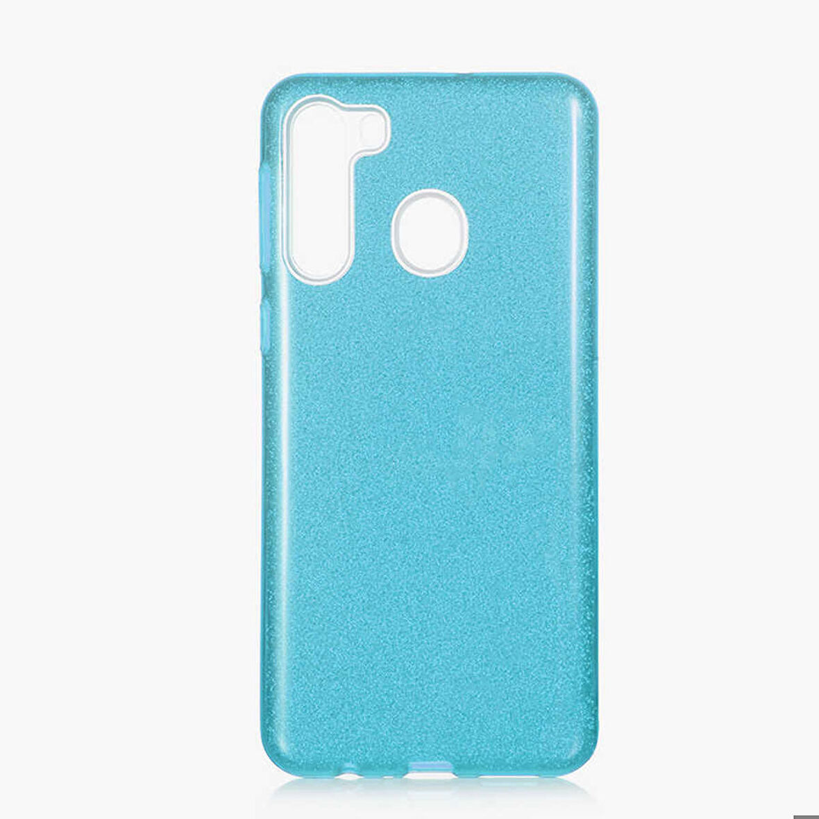 Galaxy A21 Uyumlu Zore Shining Silikon-Mavi