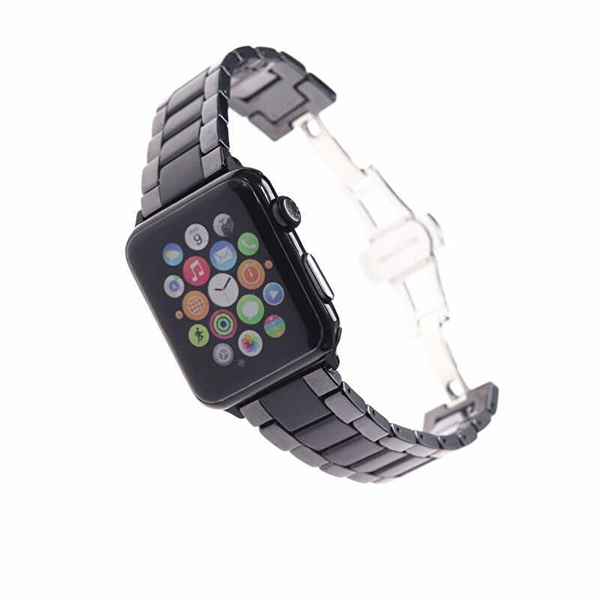 ​​​Apple Watch Uyumlu 40mm Mat Seramik Metal Kordon 