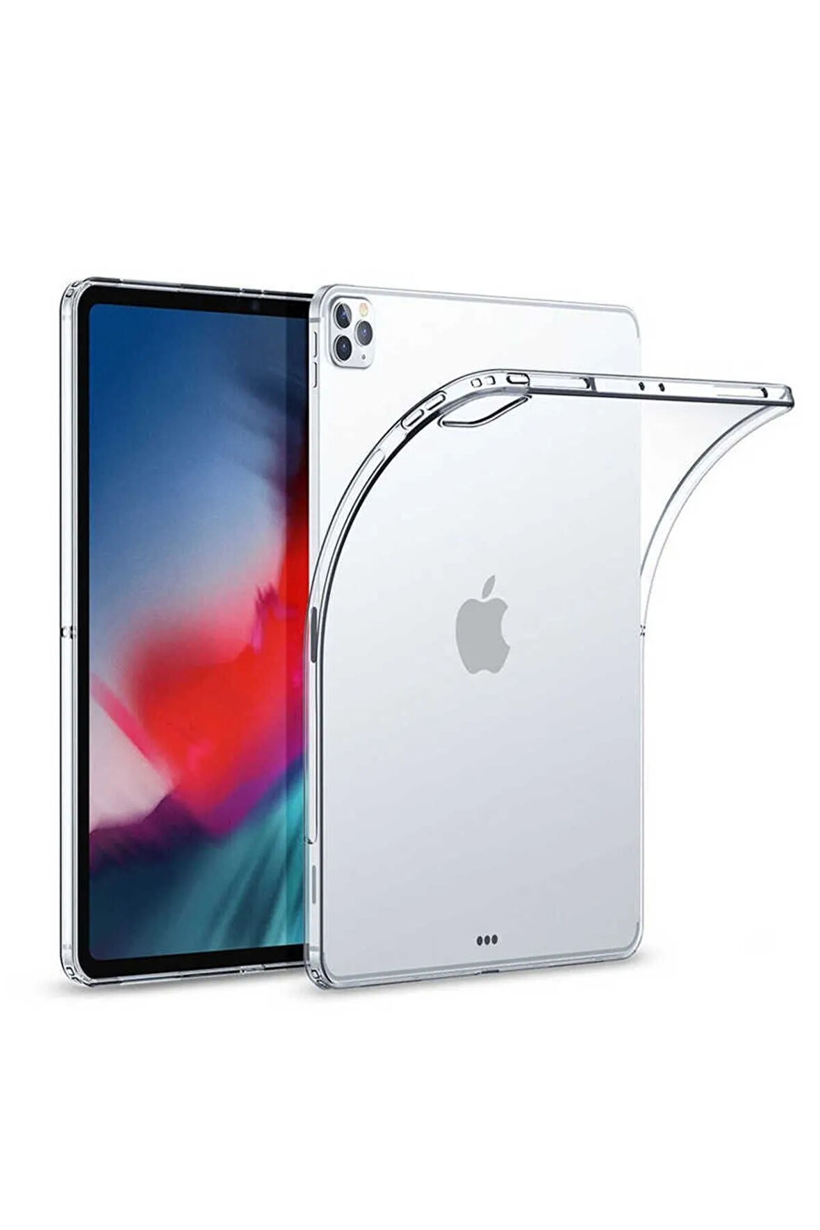 İpad Pro 11 2020 (2.NESİL) - Uyumlu Tablet Süper Silikon Kapak-siyah