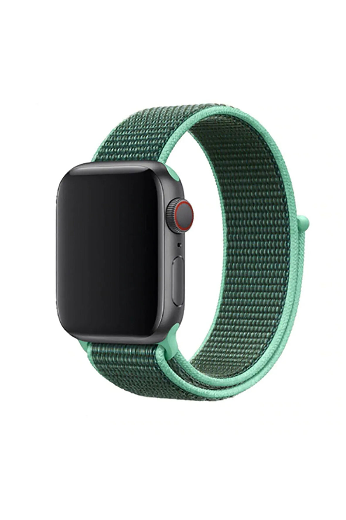 Apple Watch Ultra 49mm Kordon Uyumlu Krd-03 Hasır Strap Kayış - 36-spearmint