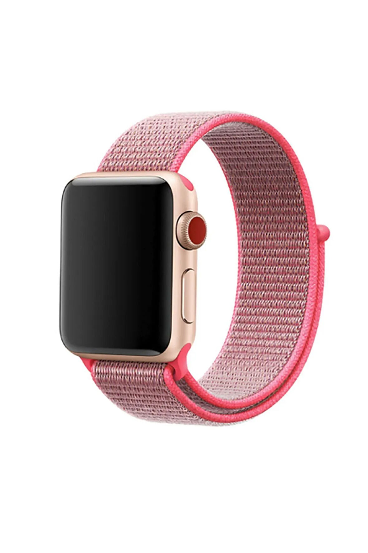 Apple Watch 44mm Uyumlu Krd-03 Hasır Kordon-no24