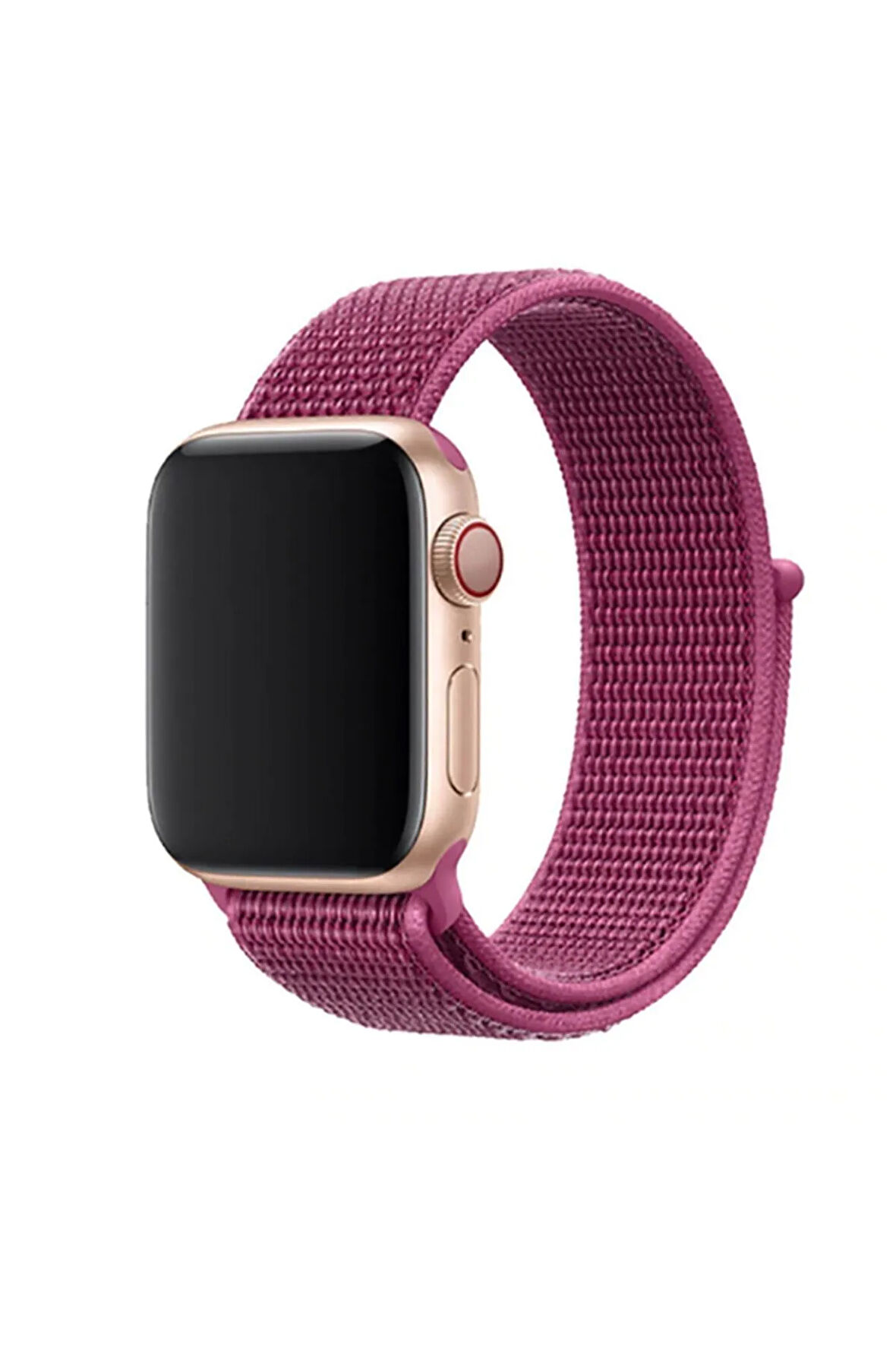 Apple Watch Ultra 49mm Kordon Uyumlu Krd-03 Hasır Strap Kayış - 41-dragon Fruit