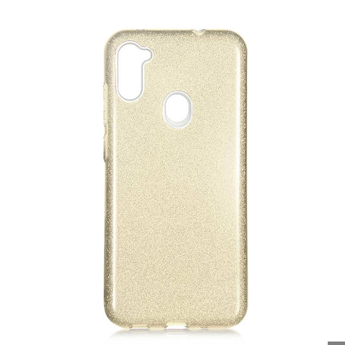 Galaxy A11 Uyumlu Zore Shining Silikon-Gold