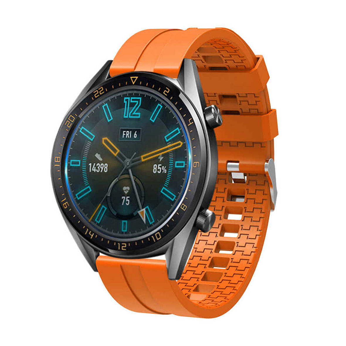 Huawei GT2 46mm KRD-23 Uyumlu Zore Kordon-Turuncu