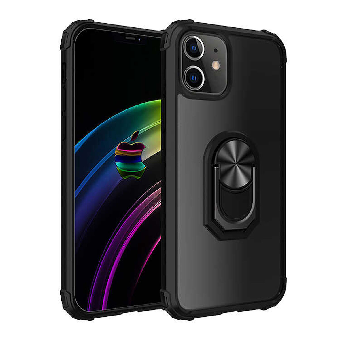 iPhone 12 Uyumlu Zore Mola Kılıf-Siyah