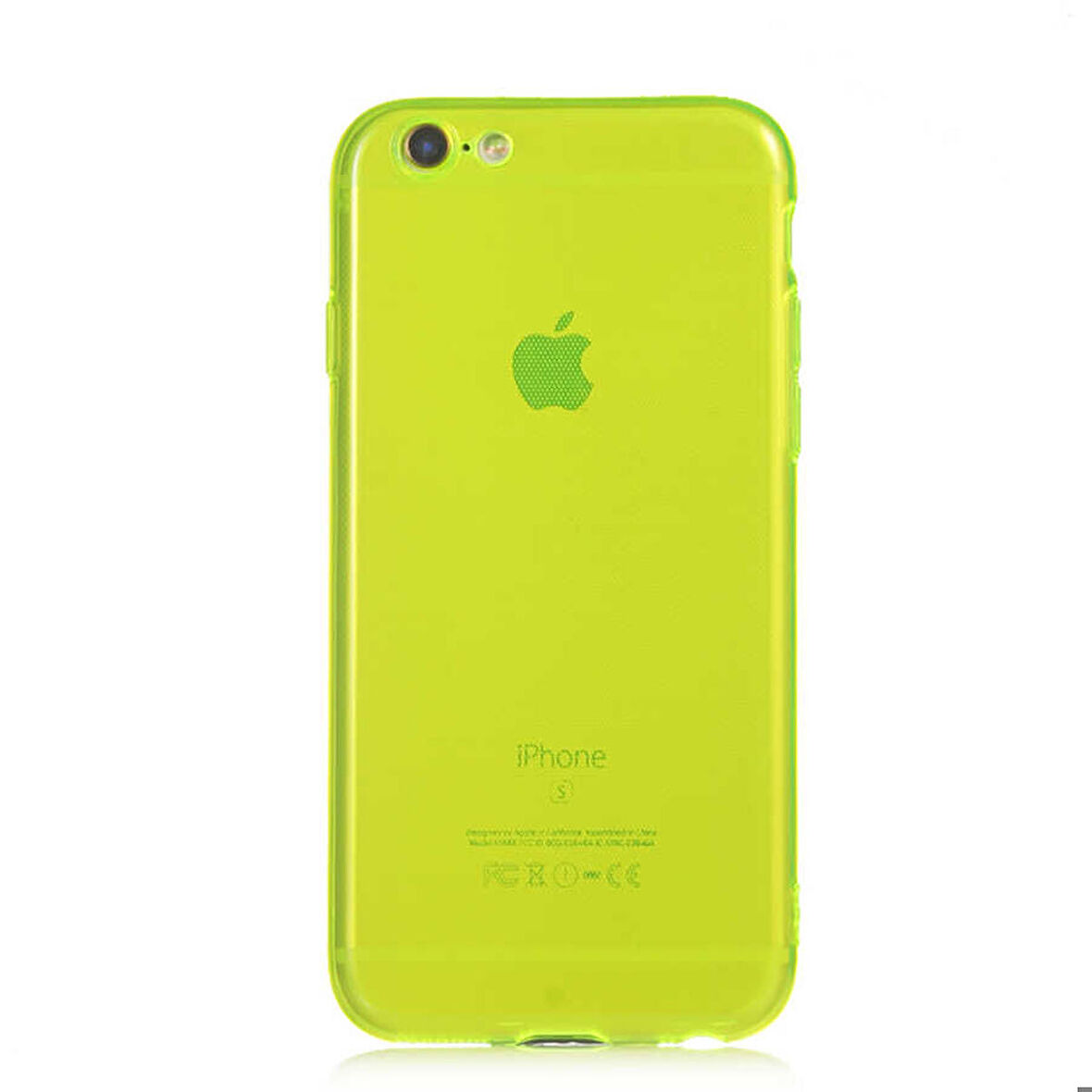 iPhone 6 Uyumlu Zore Mun Silikon-Sarı