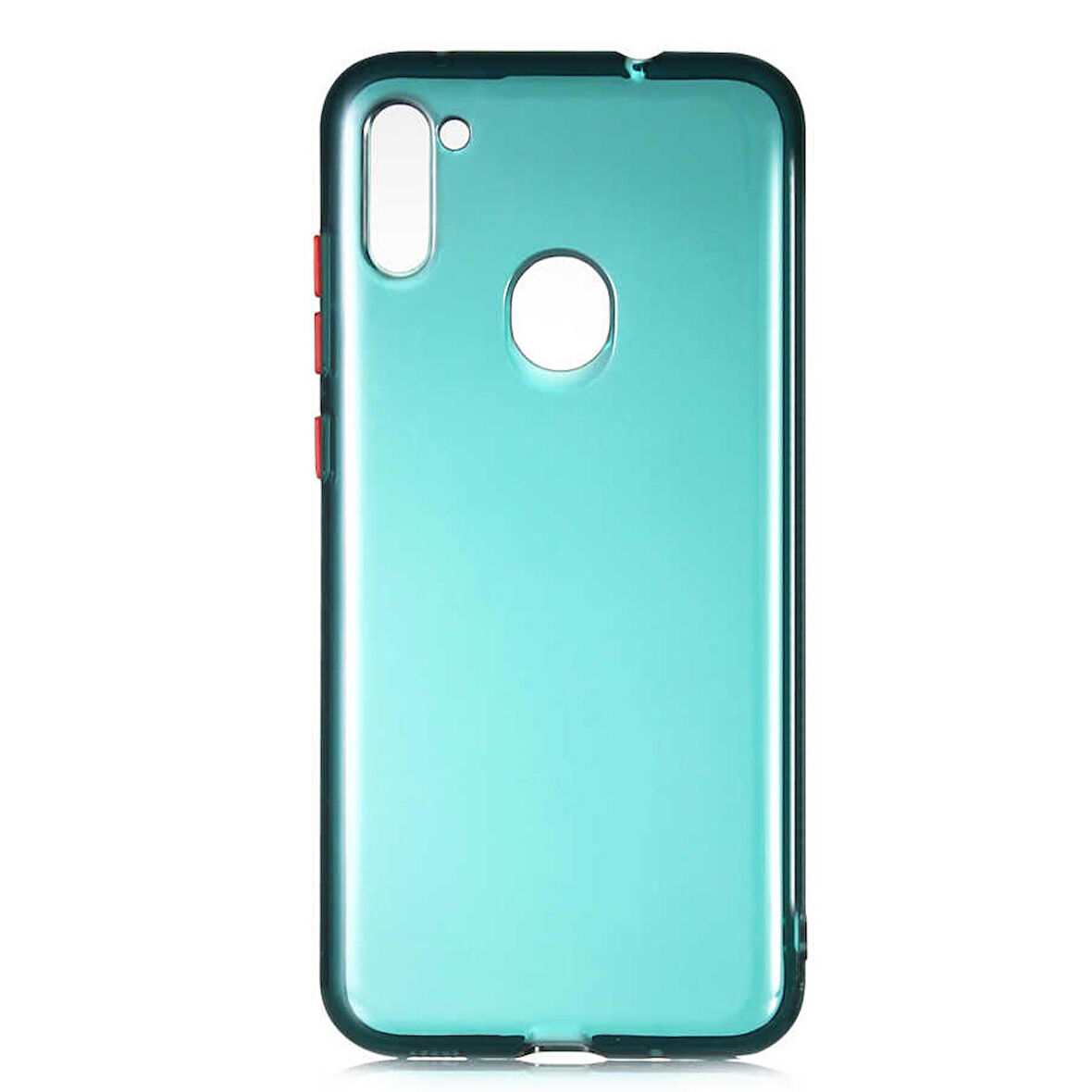 Galaxy A11 Uyumlu Zore Bistro Kapak-Koyu Yeşil