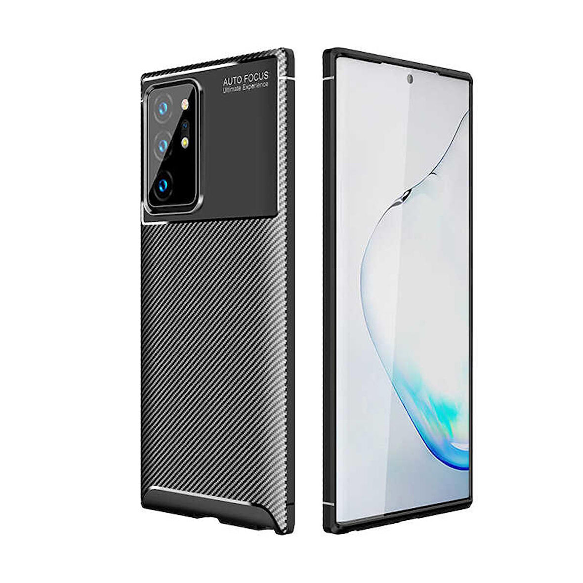 Galaxy Note 20 Ultra Uyumlu Zore Negro Silikon Kapak-Siyah