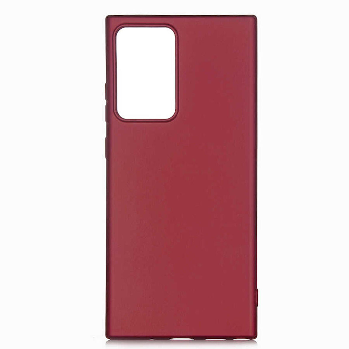 Galaxy Note 20 Ultra Uyumlu Zore Premier Silikon Kapak-Mürdüm