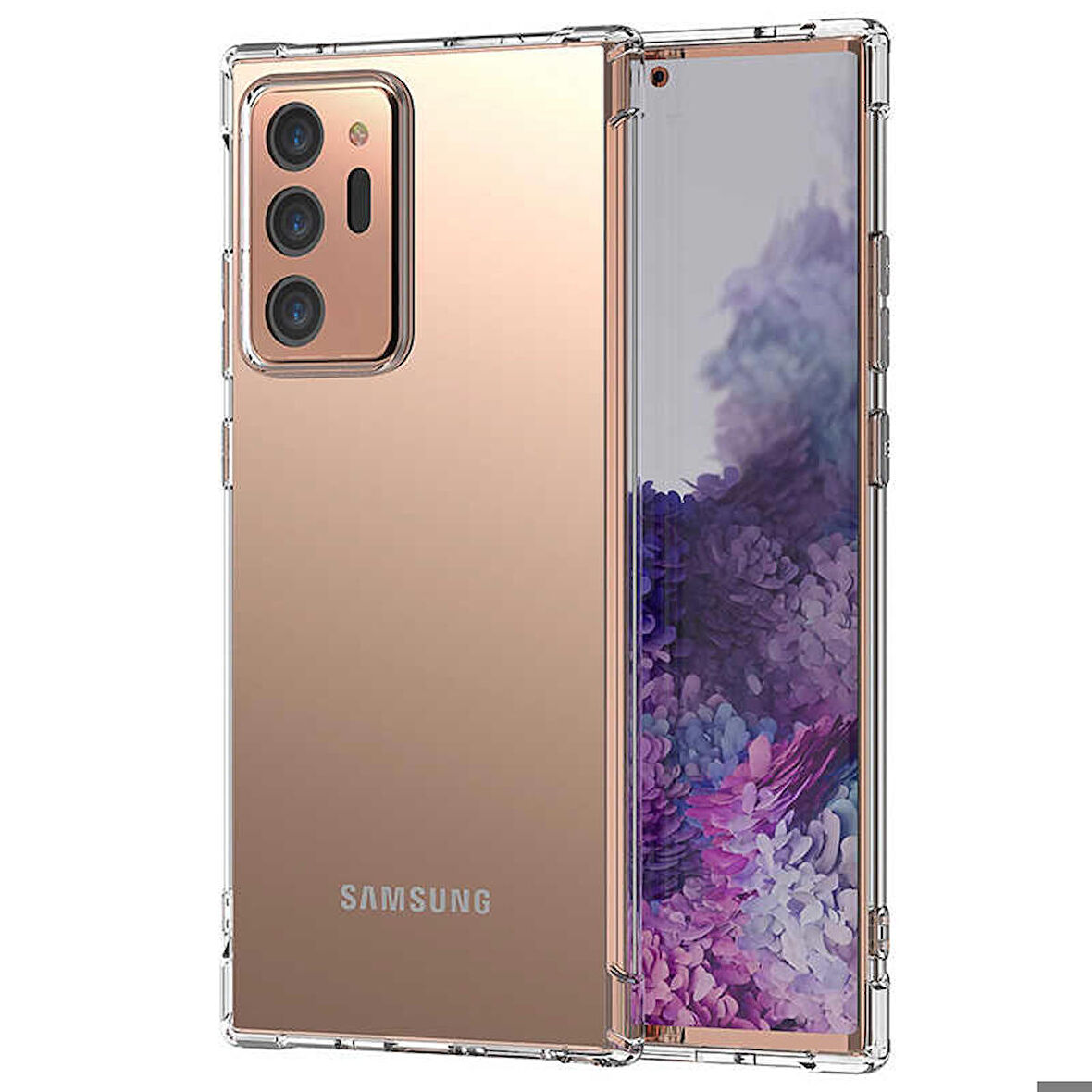 Galaxy Note 20 Ultra Uyumlu Zore Nitro Anti Shock Silikon-Renksiz
