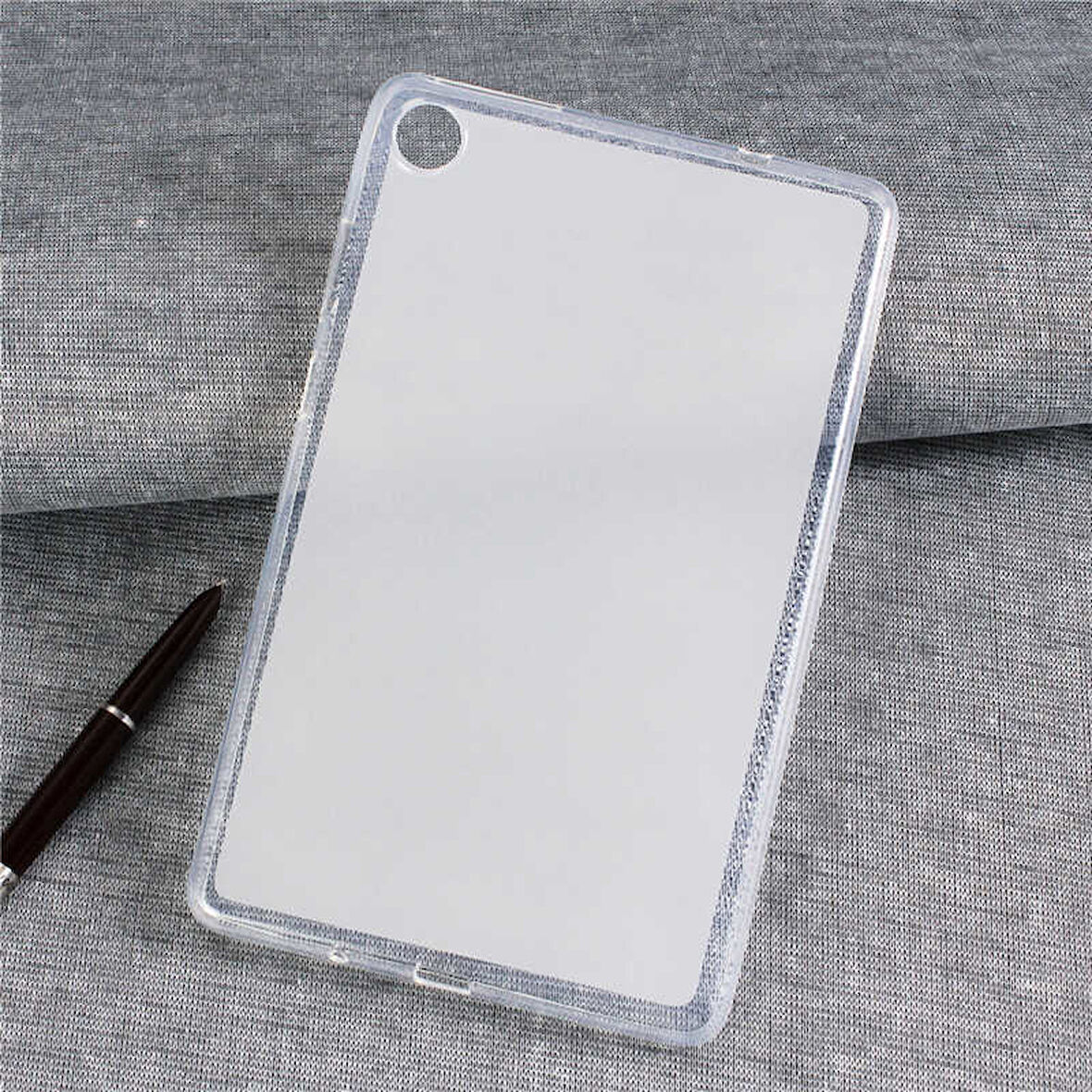 MatePad T8  Uyumlu ​ALT Tablet Süper Silikon Kapak-Renksiz