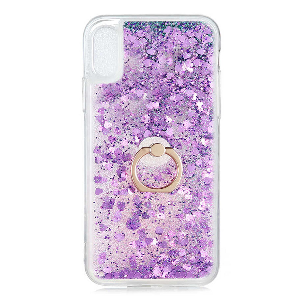 iPhone X Uyumlu Zore Milce Kapak-Mor