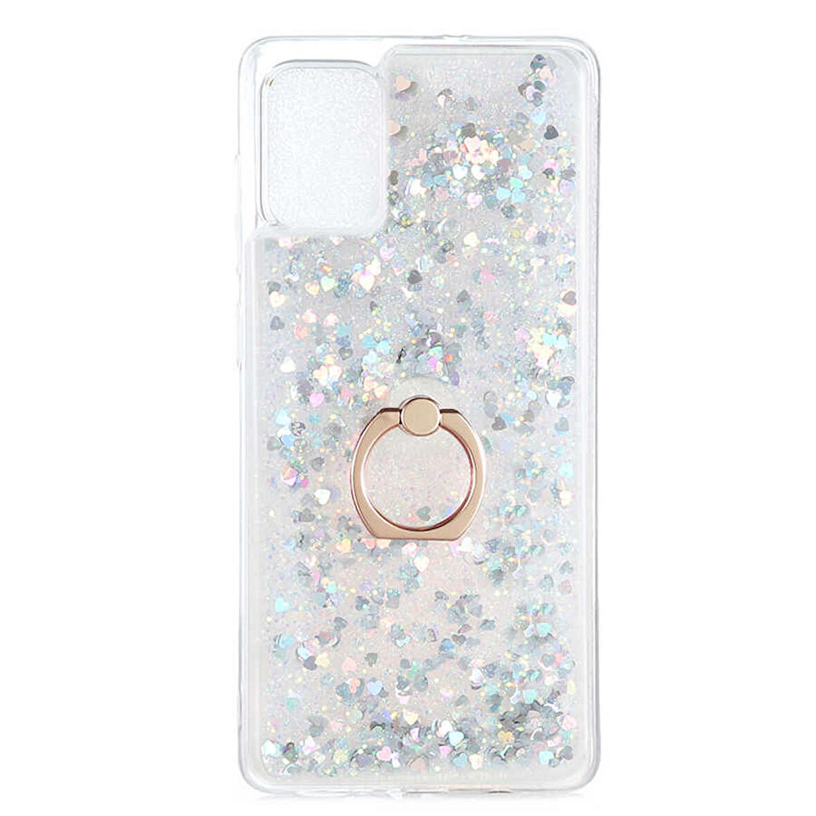 Galaxy A71 Uyumlu Zore Milce Kapak-Gümüş