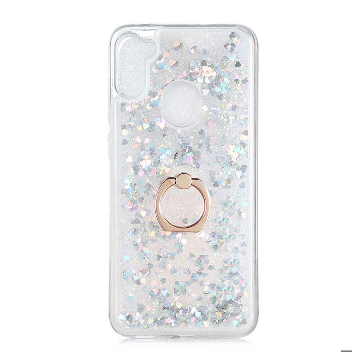 Galaxy A11 Uyumlu Zore Milce Kapak-Gümüş